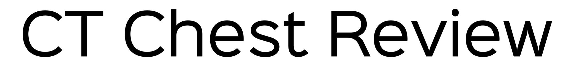 CT Chest Review