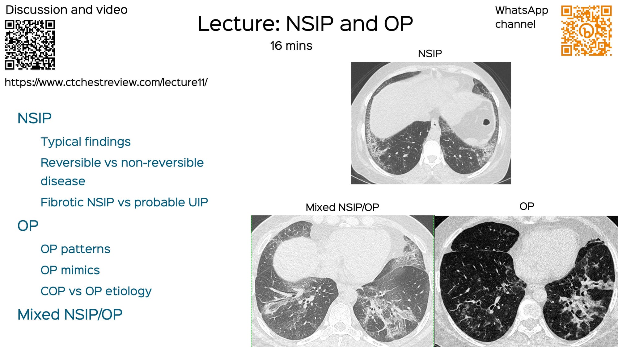 Lecture: NSIP and OP